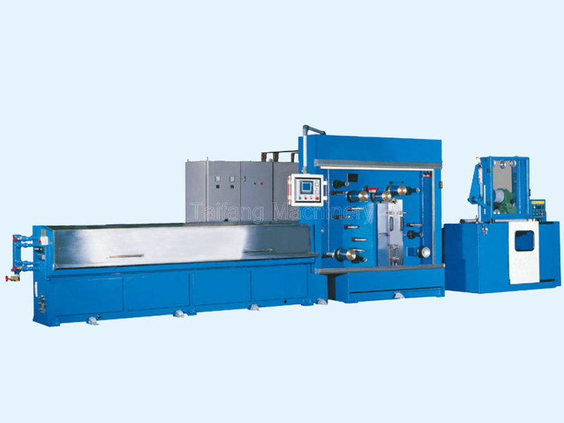 Multi-head drawing continuous annealing machine